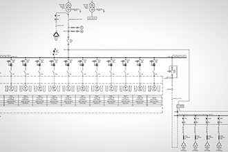 MV-LV Single Line Diagramı